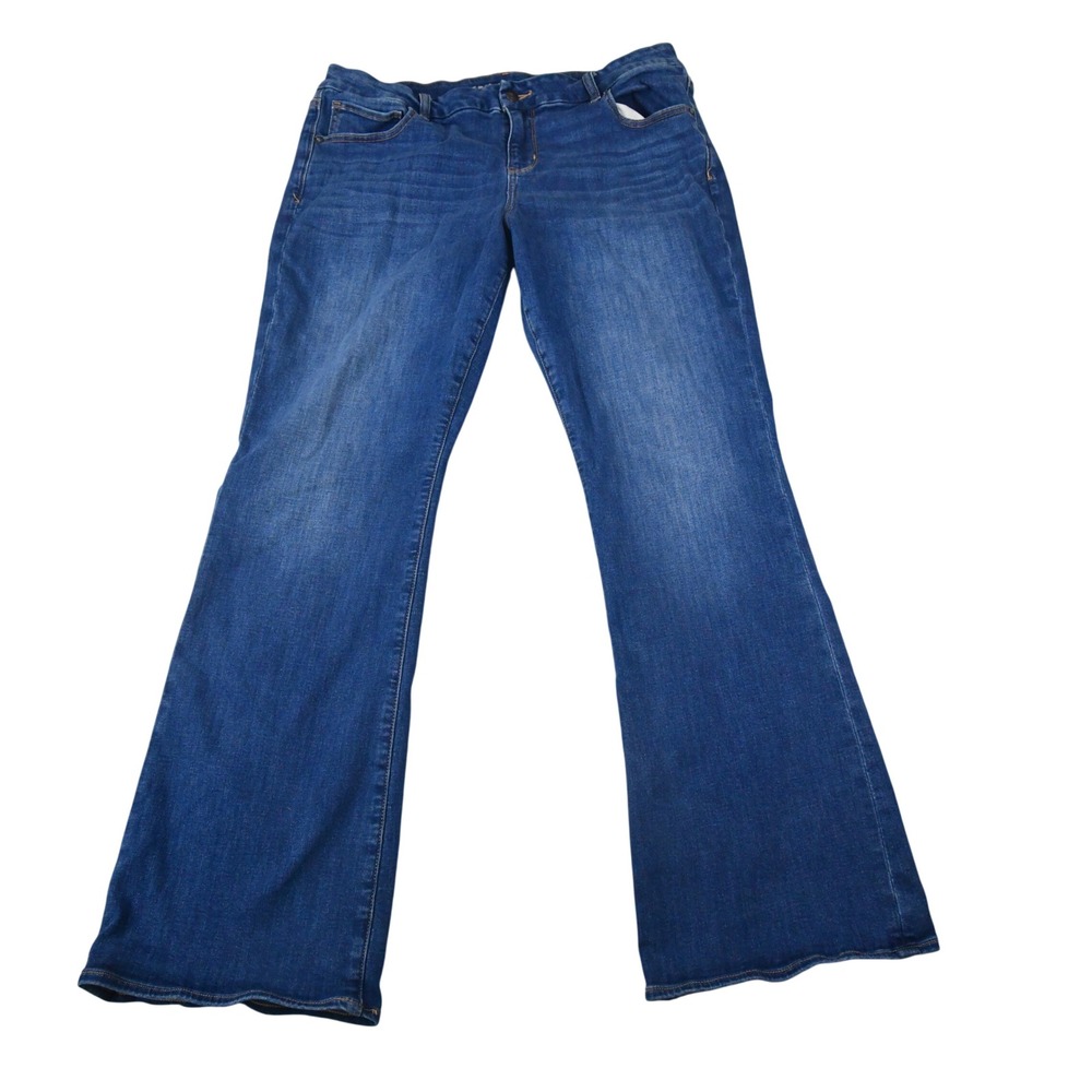 American Eagle Curvy Kick Boot Jeans Womens 16 (35x32)Stretch Blue